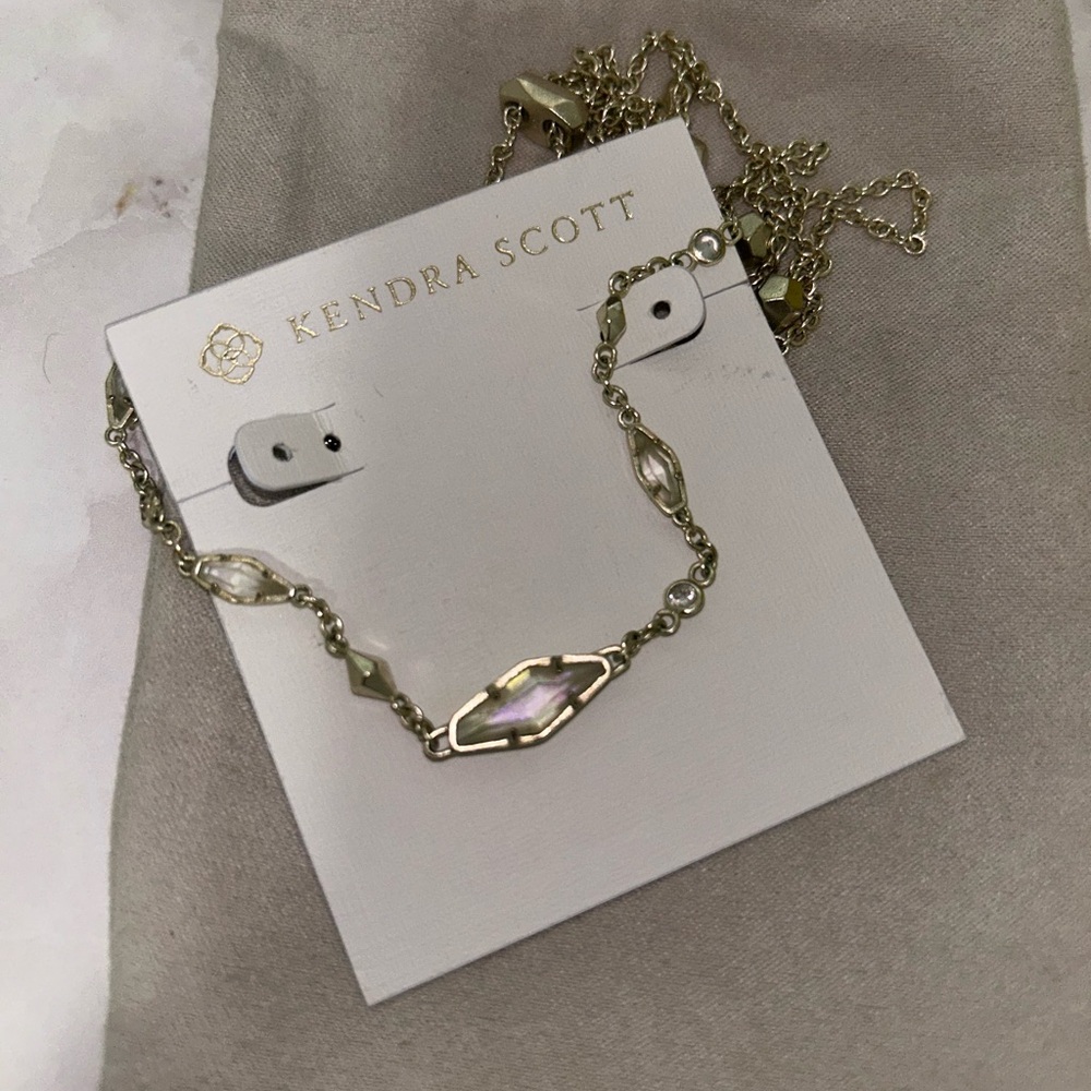 Kendra Scott Matte Gold Necklaces Bundle